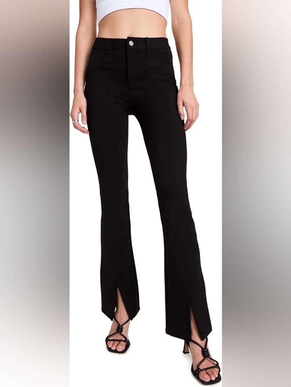 Paige Winona Black Bootcut Pants
